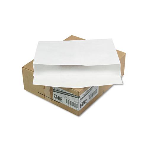 Open Side Expansion Mailers, Dupont Tyvek, #15 1-2, Cheese Blade Flap, Redi-strip Closure, 12 X 16, White, 100-carton