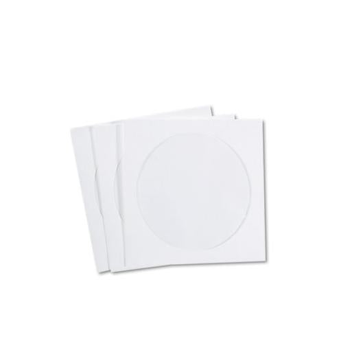 Cd-dvd Sleeves, Moisture-resistant Tyvek Material, 100-box