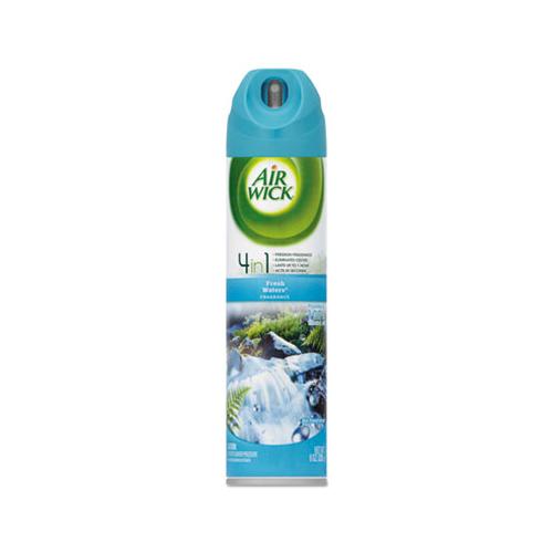 Aerosol Air Freshener, Fresh Waters, 8 Oz Aerosol, 12-carton