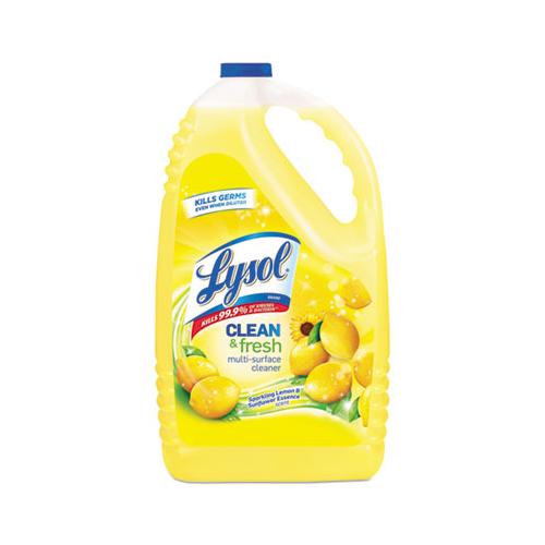 Clean And Fresh Multi-surface Cleaner, Sparkling Lemon And Sunflower Essence, 144 Oz Bottle, 4-carton