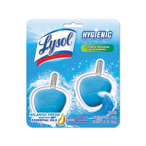 Hygienic Automatic Toilet Bowl Cleaner, Atlantic Fresh, 2-pack