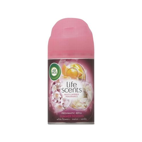 Freshmatic Life Scents Ultra Refill, Summer Delights, 5.89 Oz Aerosol, 6-carton