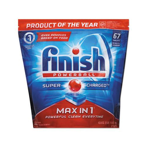 Powerball Max In 1 Dishwasher Tabs, Fresh, 63-pack