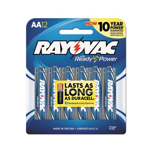 High Energy Premium Alkaline Aa Batteries, 12-pack