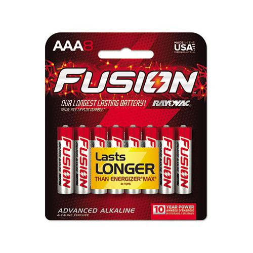 Fusion Advanced Alkaline Aaa Batteries, 8-pack