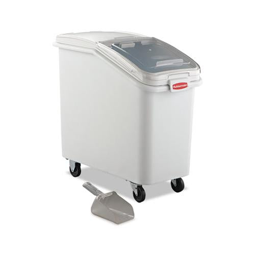 Prosave Mobile Ingredient Bin, 26.18gal, 15 1-2w X 29 1-2d X 28h, White