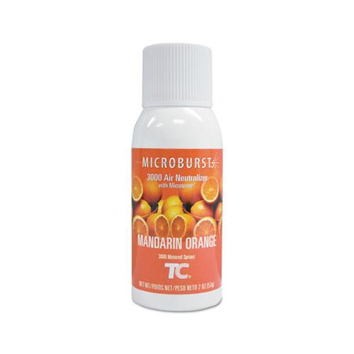 Microburst 3000 Refill, Mandarin Orange, 2 Oz Aerosol, 12-carton