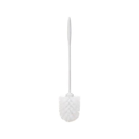 Toilet Bowl Brush, 14 1-2", White, Plastic, 24-carton