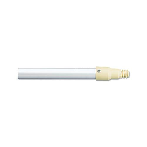 Aluminum Threaded Plastic-tip Broom-sweep Handle, 1 Dia X 57, Gray