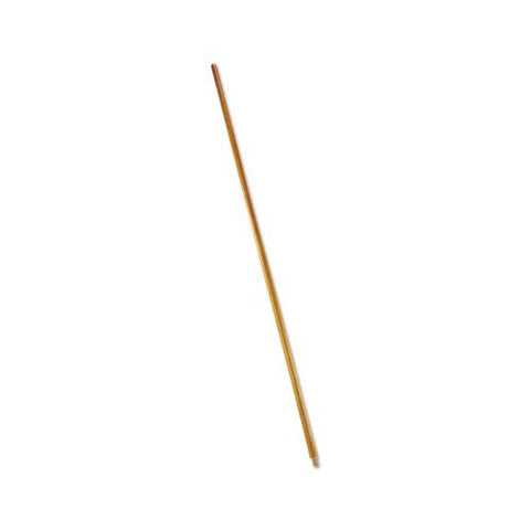 Wood Threaded-tip Broom-sweep Handle, 60", Natural