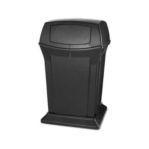 Ranger Fire-safe Container, Square, Structural Foam, 45 Gal, Black