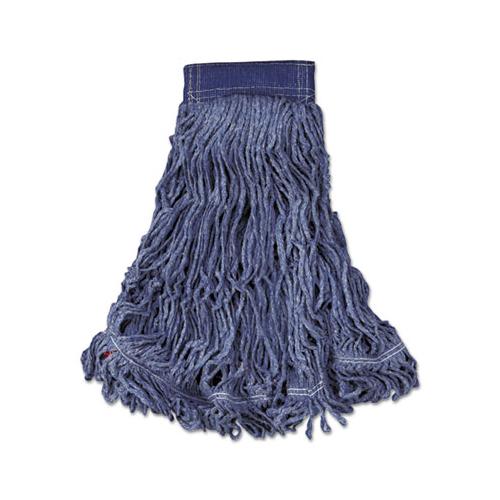 Swinger Loop Wet Mop Head, X-large, Cotton-synthetic, Blue, 6-carton