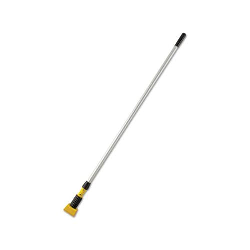 Gripper Mop Handle, Aluminum, Yellow-gray, 54"