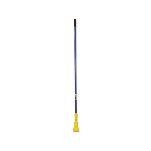 Gripper Fiberglass Mop Handle, 60", Blue-yellow