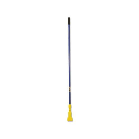 Gripper Fiberglass Mop Handle, 60", Blue-yellow