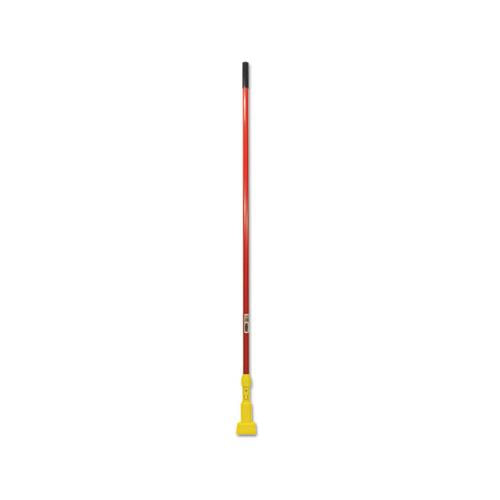 Gripper Fiberglass Mop Handle, 60", Red-yellow