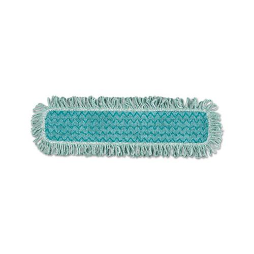 Hygen Microfiber Fringed Dust Mop Pad, 24w X 9d, Green