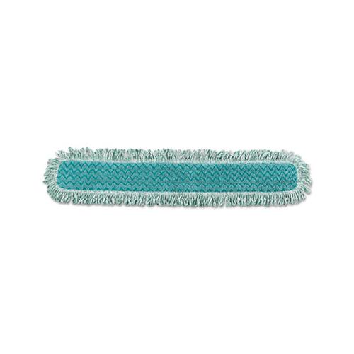 Hygen Dry Dusting Mop Heads With Fringe, 36", Microfiber, Green
