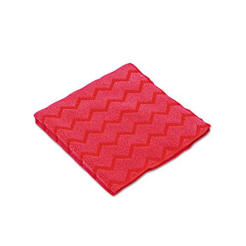 Hygen Microfiber Cleaning Cloths, 16 X 16, Red, 12-carton