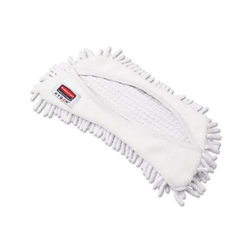 Hygen Flexi Frame Damp Mop Covers, Microfiber, White, 8.9 X 5.9