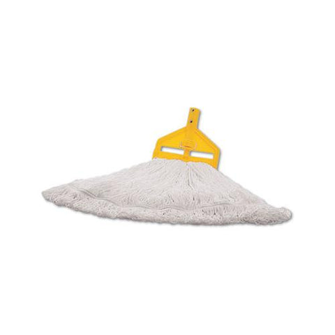 Finish Mop Heads, Nylon, White, Large