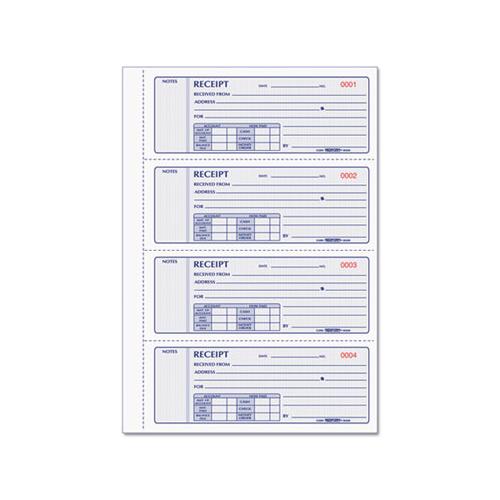 Receipt Book, 7 X 2 3-4, Triplicate With Carbons, 200 Sets-book