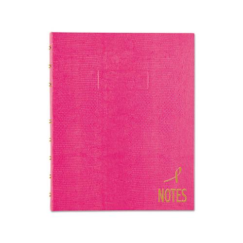 Notepro Notebook, 1 Subject, Narrow Rule, Bright Pink Cover, 9.25 X 7.25, 75 Sheets
