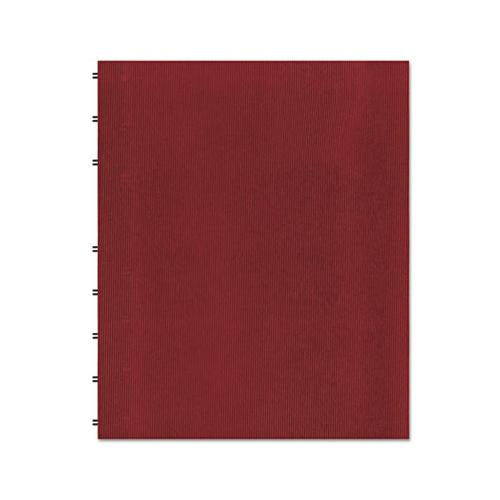 Miraclebind Notebook, 1 Subject, Medium-college Rule, Red Cover, 11 X 9.06, 75 Sheets
