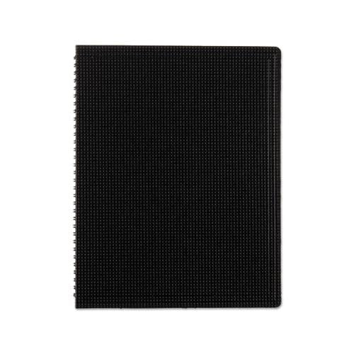 Duraflex Poly Notebook, 1 Subject, Medium-college Rule, Black Cover, 11 X 8.5, 80 Sheets