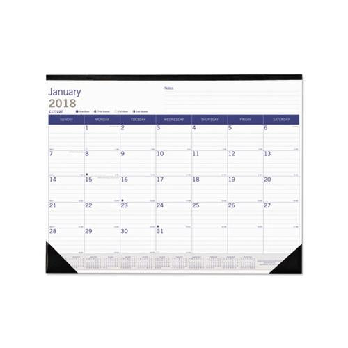 Duraglobe Monthly Desk Pad Calendar, 22 X 17, 2021