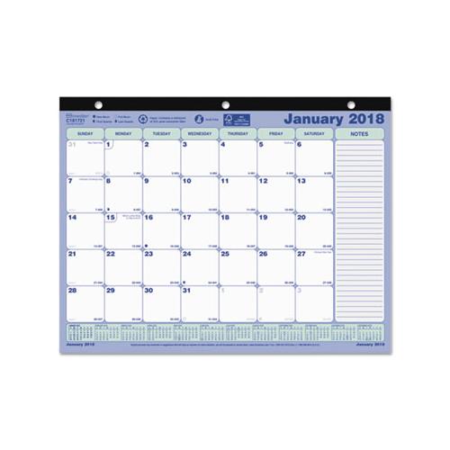Monthly Desk Pad Calendar, 11 X 8.5, 2021