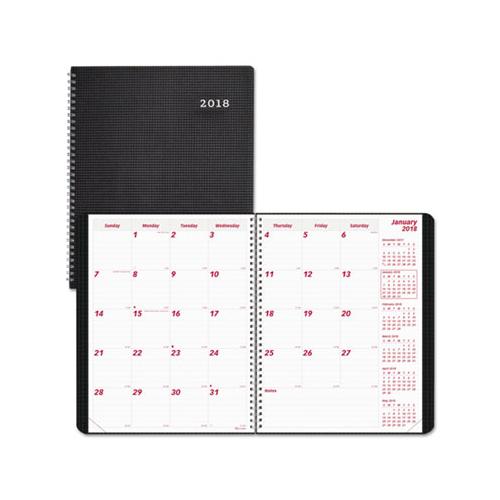 Duraflex 14-month Planner, 11 X 8.5, Black, 2021