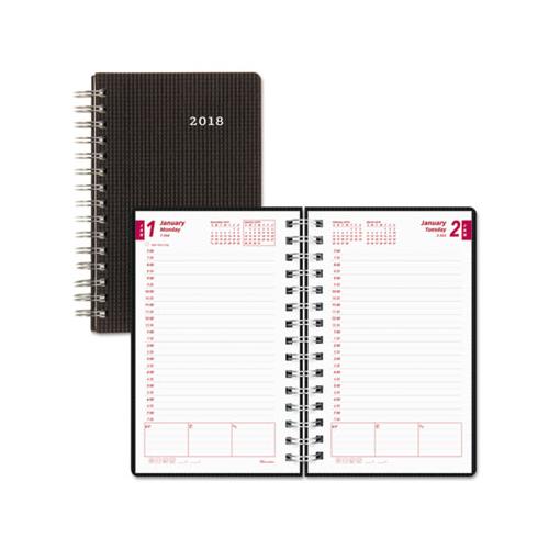 Duraflex Daily Planner, 8 X 5, Black, 2021