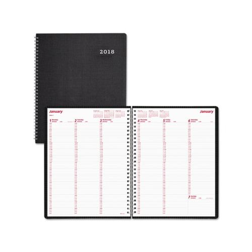 Duraflex Weekly Planner, 11 X 8.5, Black, 2021