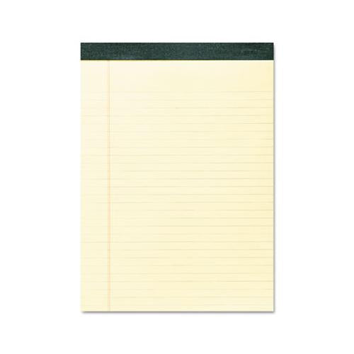 Recycled Legal Pad, Wide-legal Rule, 8.5 X 11, Canary, 40 Sheets, Dozen