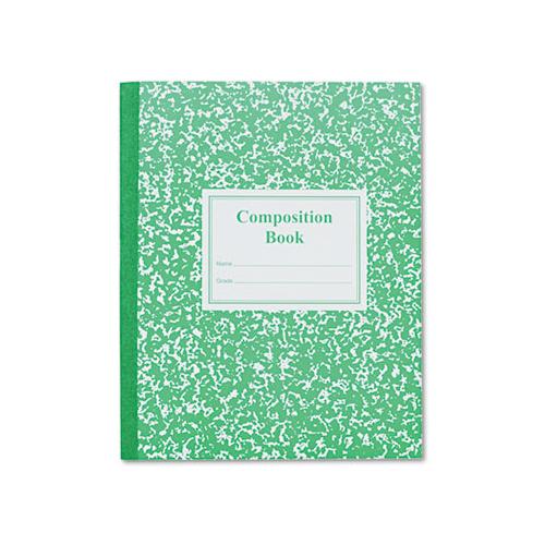 Grade School Ruled Composition Book, Manuscript, Green, 9.75 X 7.75, 50 Sheets