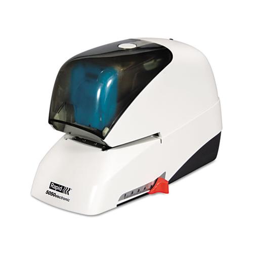 5050e Professional Electric Stapler, 60-sheet Capacity, White