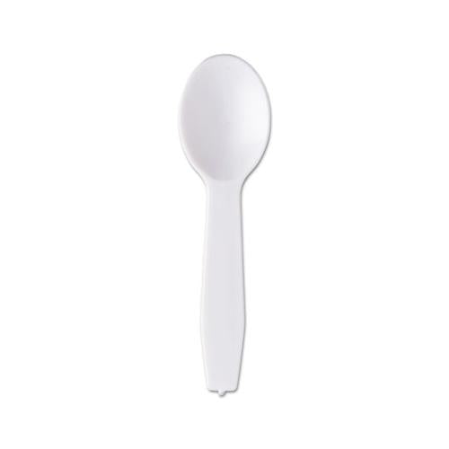 Polystyrene Taster Spoons, White, 3000-carton