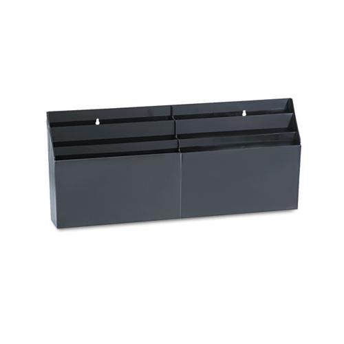 Optimizers Six-pocket Organizer, 26 21-32" X 3 4-5" X 11 9-16", Black