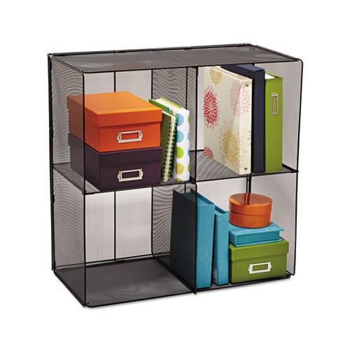 Onyx Mesh Cube, 28.5w X 14.5d X 28.5h, Black
