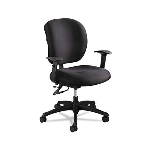 Alday Intensive-use Chair, Supports Up To 500 Lbs., Black Seat-black Back, Black Base