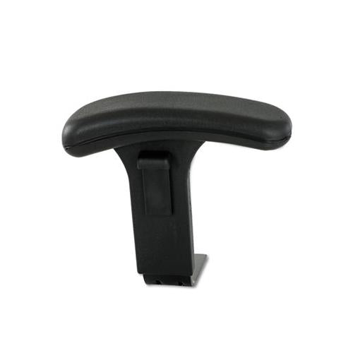 Height Adjustable T-pad Arms For Safco Uber Big And Tall Chairs, Black
