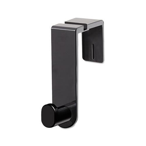 Plastic Coat Hook, 1 Hook, 1 3-4 X 5 1-4 X 4, Black