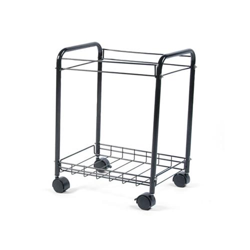 Letter-legal Desk Side File Cart, 17.25w X 13d X 22h, Black