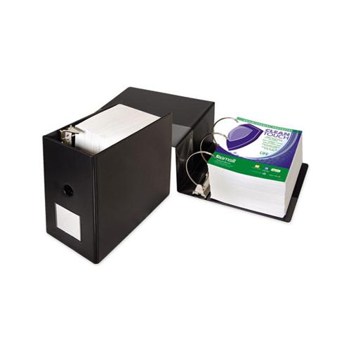 Clean Touch Locking D-ring Reference Binder Protected W-antimicrobial Additive, 3 Rings, 6" Capacity, 11 X 8.5, Black