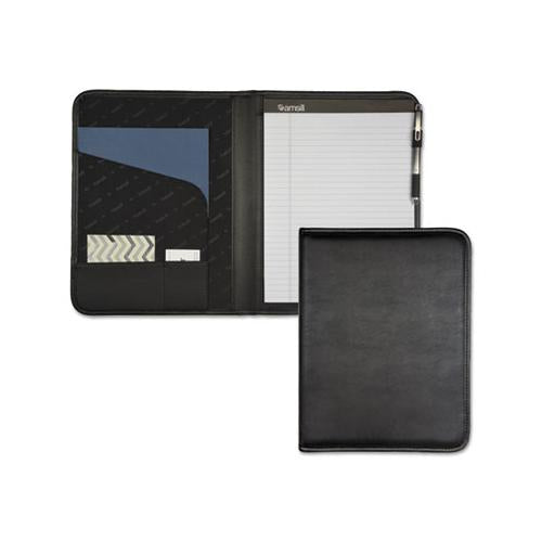 Professional Padfolio, Storage Pockets-card Slots, Writing Pad, Black