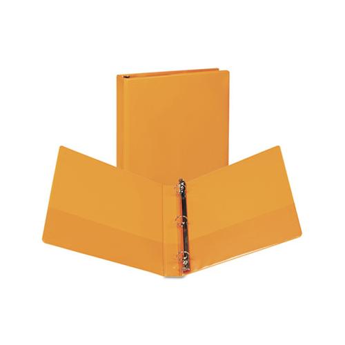 Earth’s Choice Biobased Durable Fashion View Binder, 3 Rings, 1" Capacity, 11 X 8.5, Coral, 2-pack