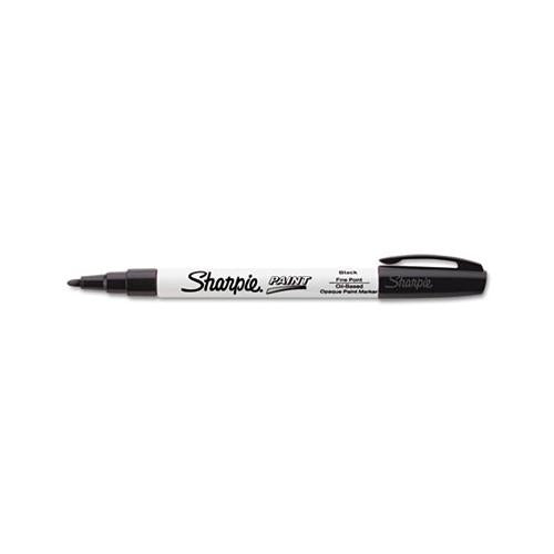 Permanent Paint Marker, Fine Bullet Tip, Black