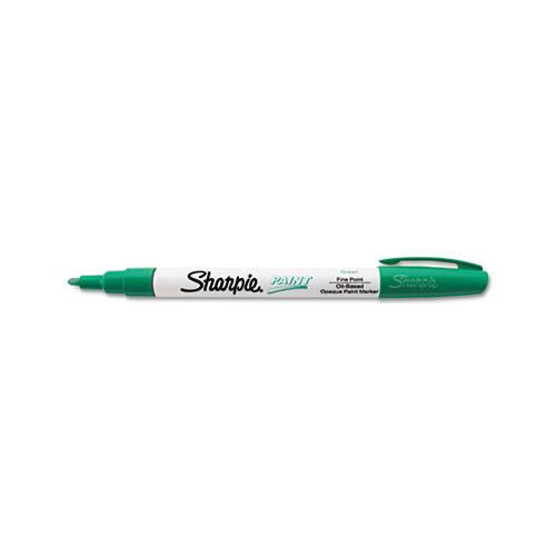 Permanent Paint Marker, Fine Bullet Tip, Green