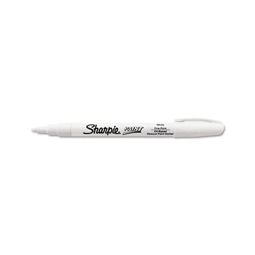 Permanent Paint Marker, Fine Bullet Tip, White